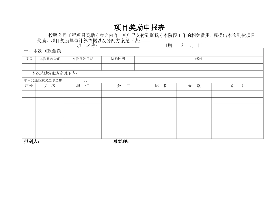 工程项目提成实施分配方案[4页]_第3页