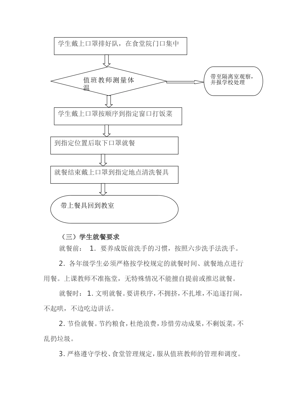 汉中市龙江中学疫情防控期间学校食堂师生错峰就餐方案[4页]_第2页