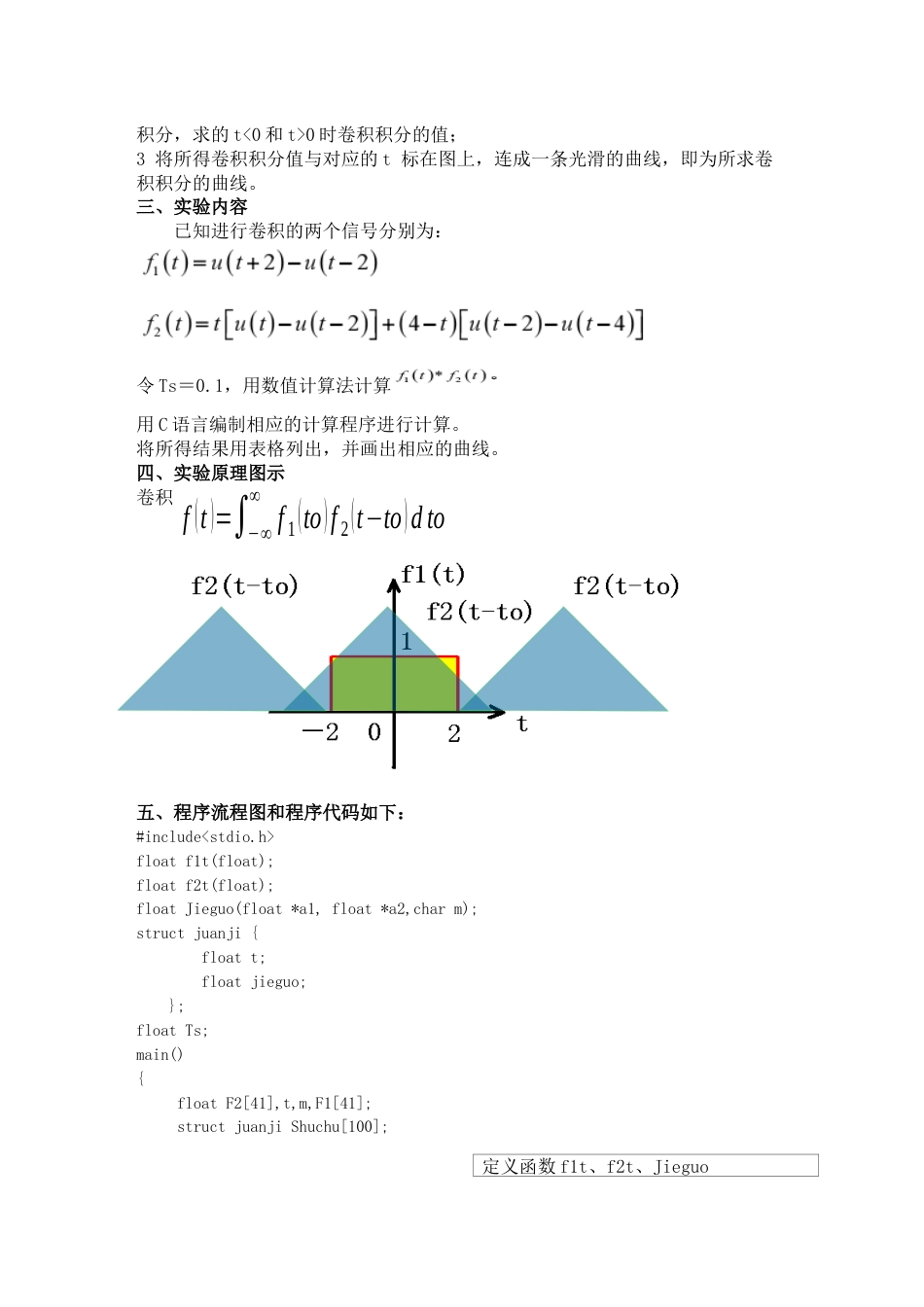 连续时间系统卷积的数值计算实验报告[6页]_第3页