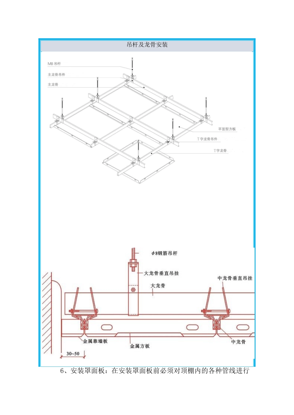 铝合金方板吊顶施工方案[8页]_第3页