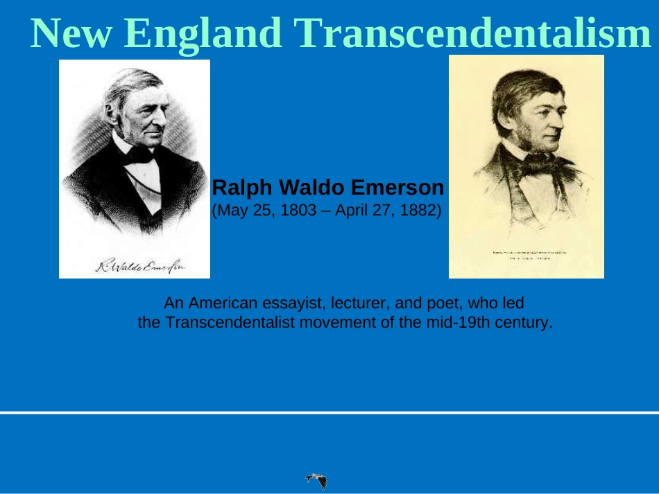 美国文学课件RalphWaldoEmerson_第1页