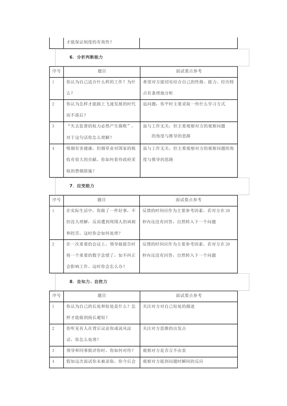 面试官面试问题大全[5页]_第3页