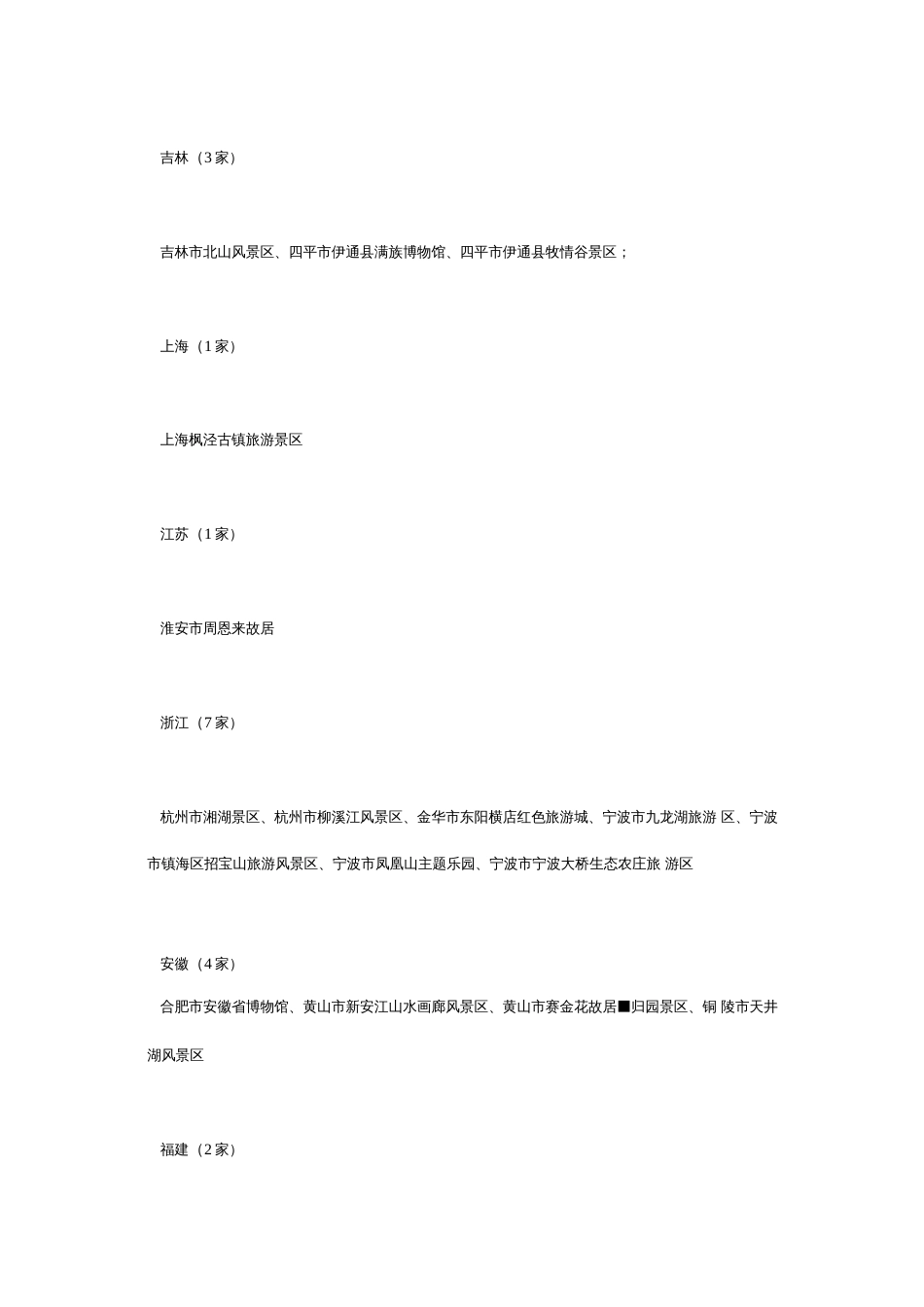 新增的146家4a景区名单公布  _第2页