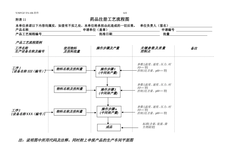 药品注册工艺流程图_第1页