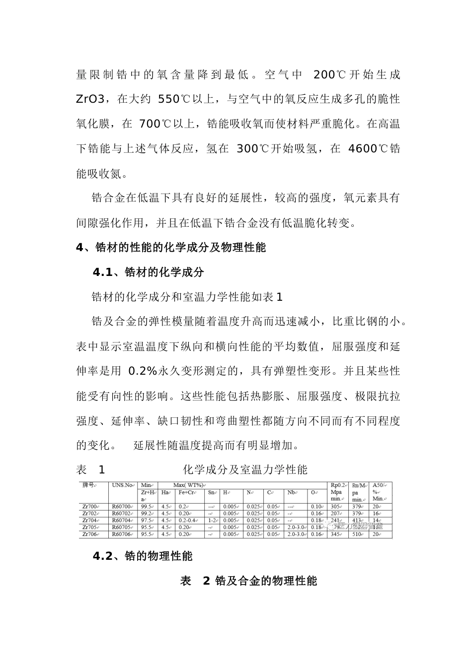 锆材的材料特性及焊接工艺性能_第3页