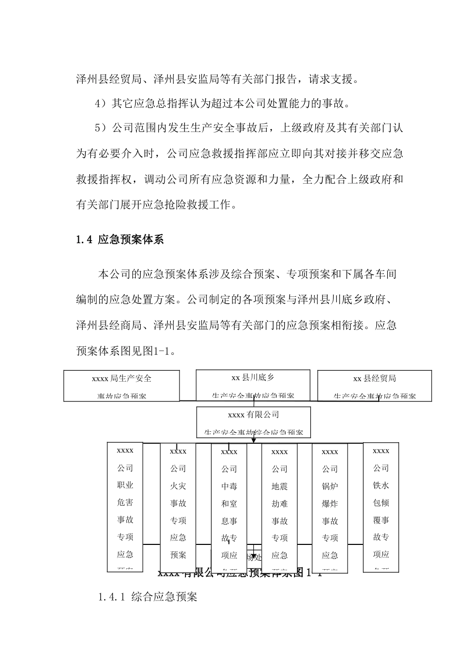 生产安全事故灾难应急预案备案登记综合应急预案_第3页