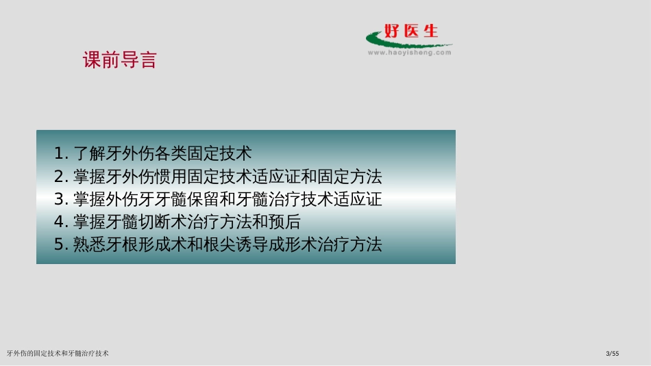 牙外伤的固定技术和牙髓治疗技术_第3页