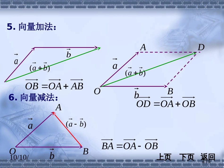 平面向量复习课市公开课金奖市赛课一等奖课件_第3页