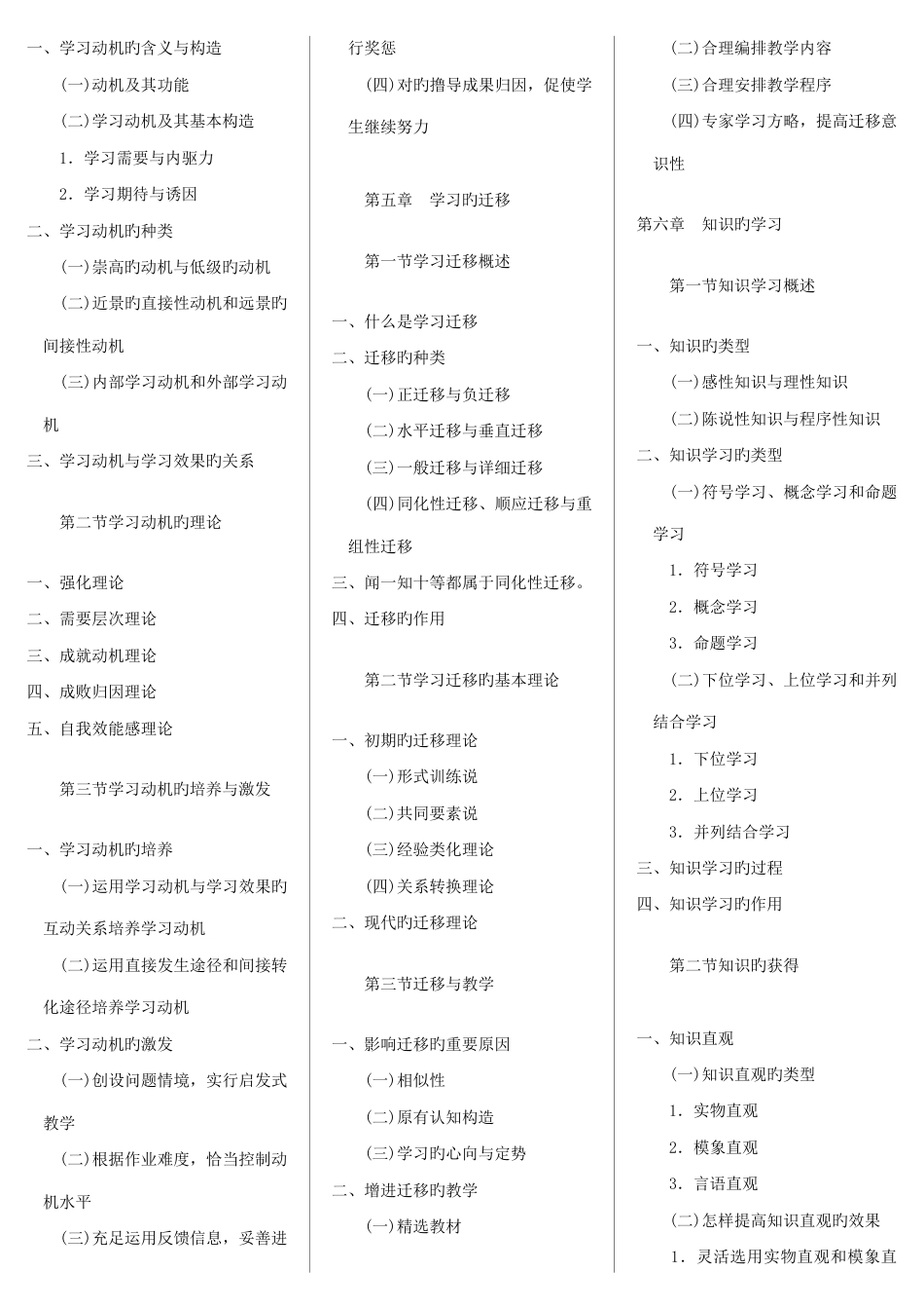 2023年教育心理学适用于中学教师资格申请者自考笔记自考资料_第3页