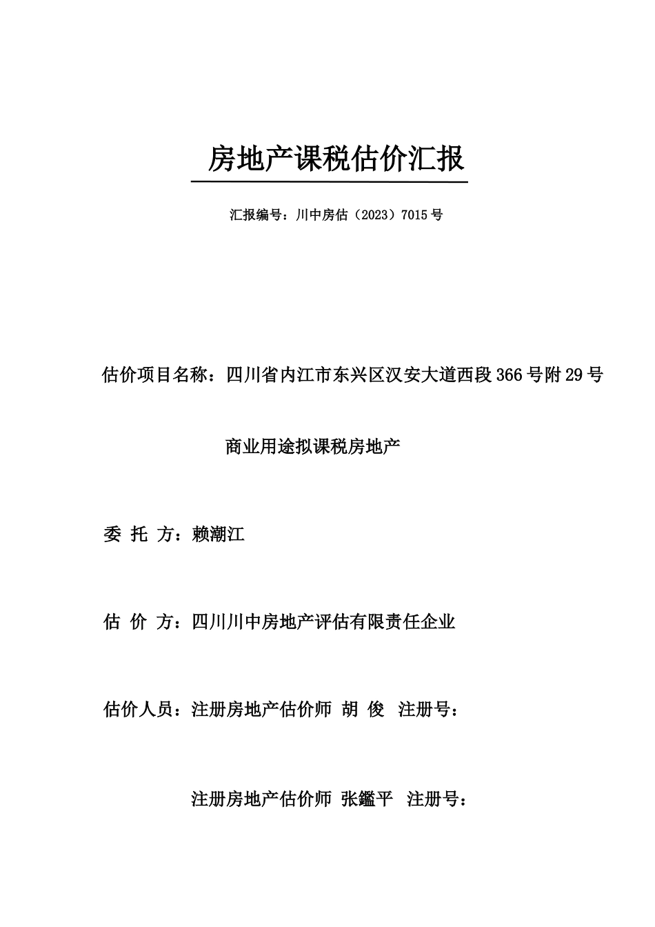 评估报告模板_第1页