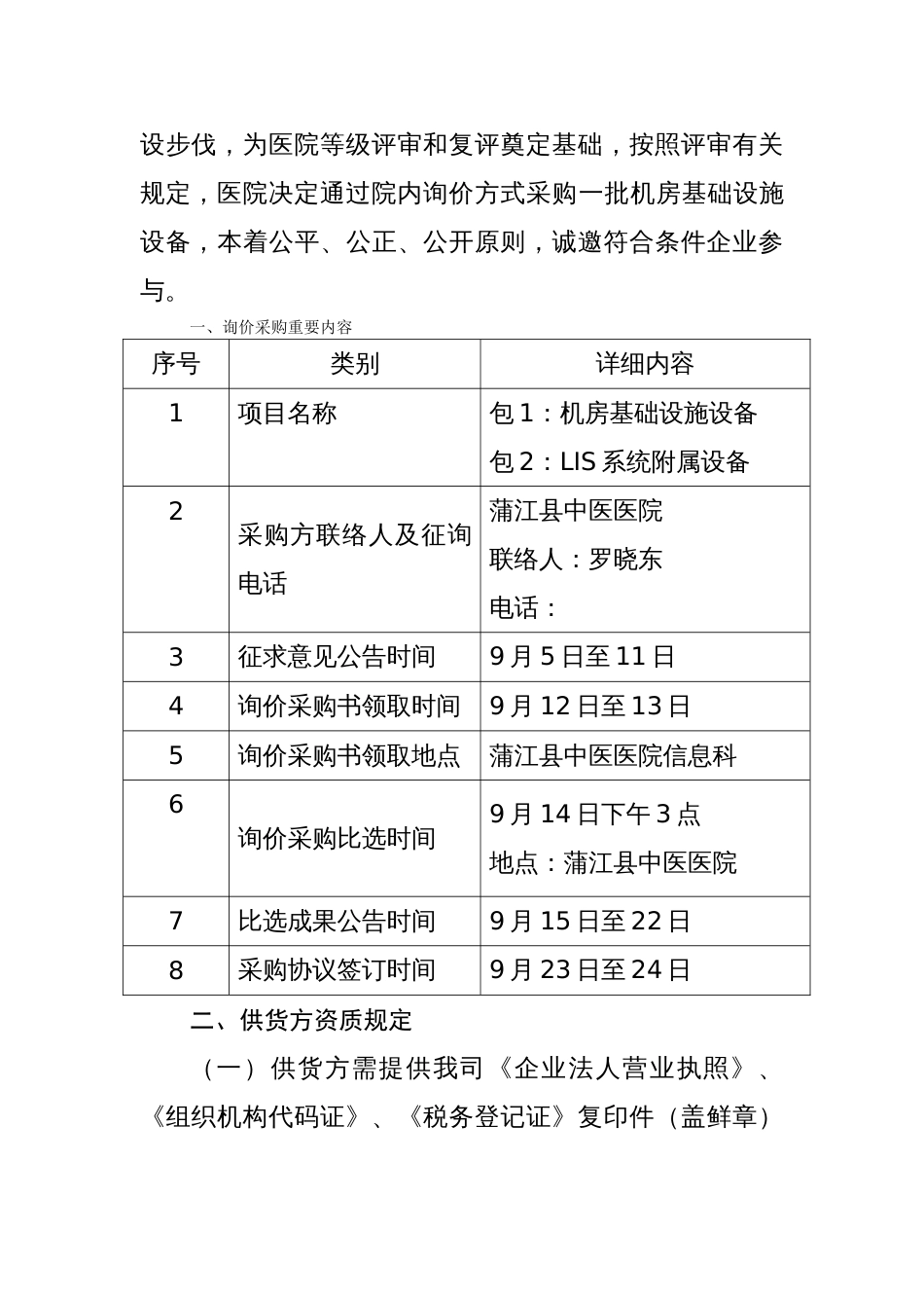 信息化建设设施设备项目比选采购书_第2页