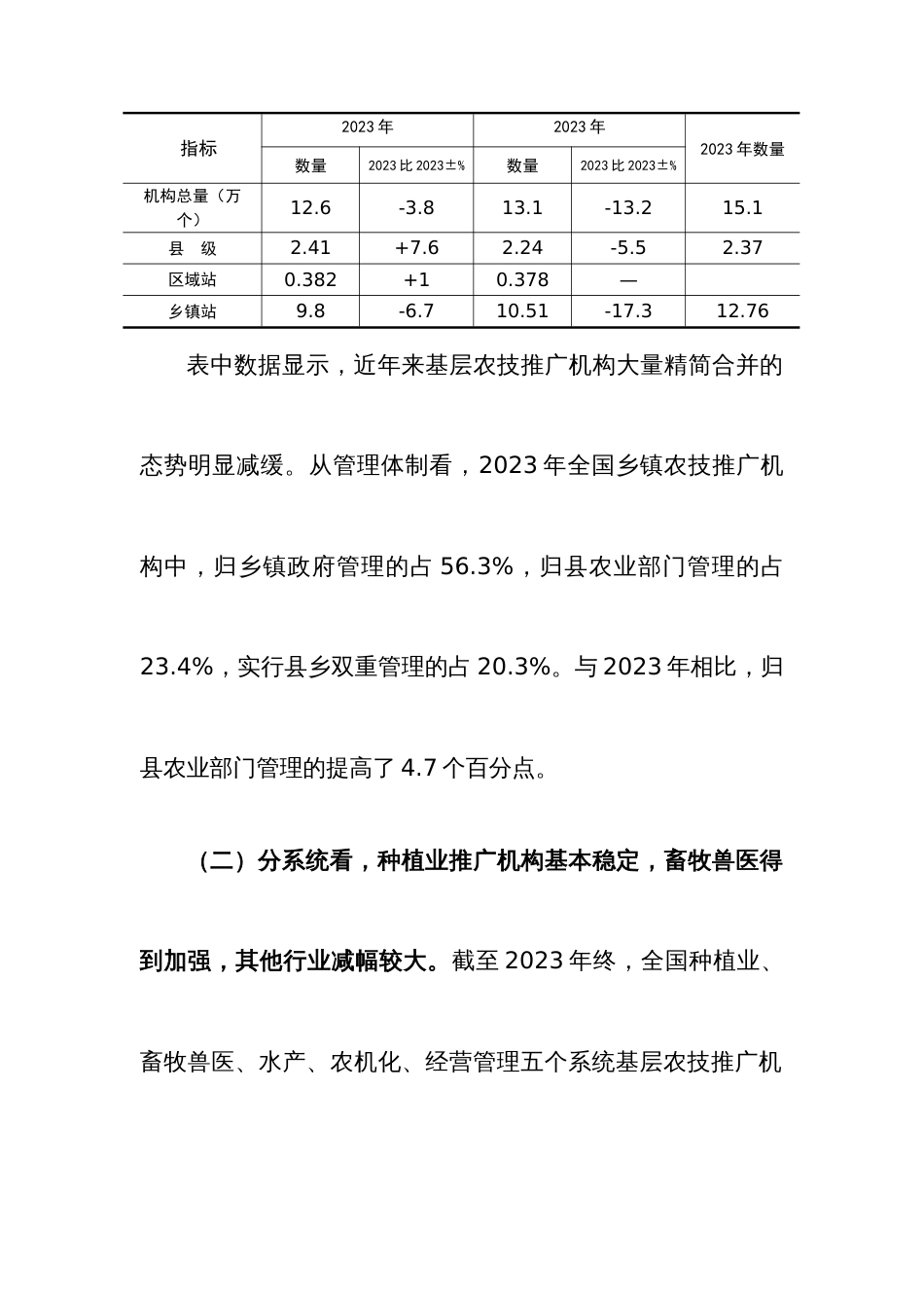 农业部基层农业技术推广体系改革和建设_第3页