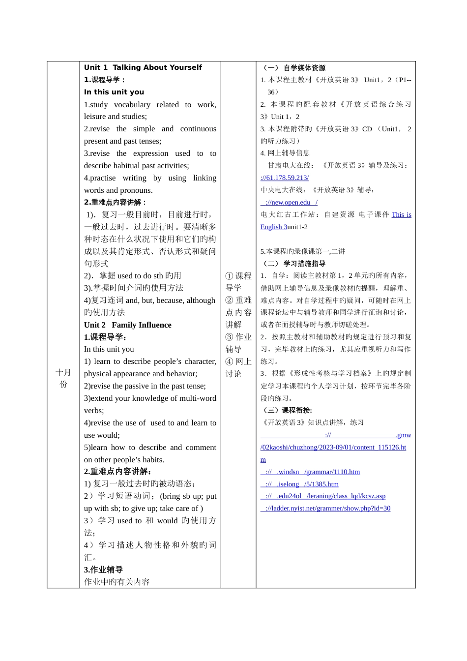 2023年开放英语II课程导学方案_第3页