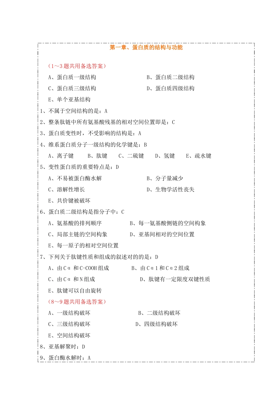 2023年动物生物化学试题库_第1页