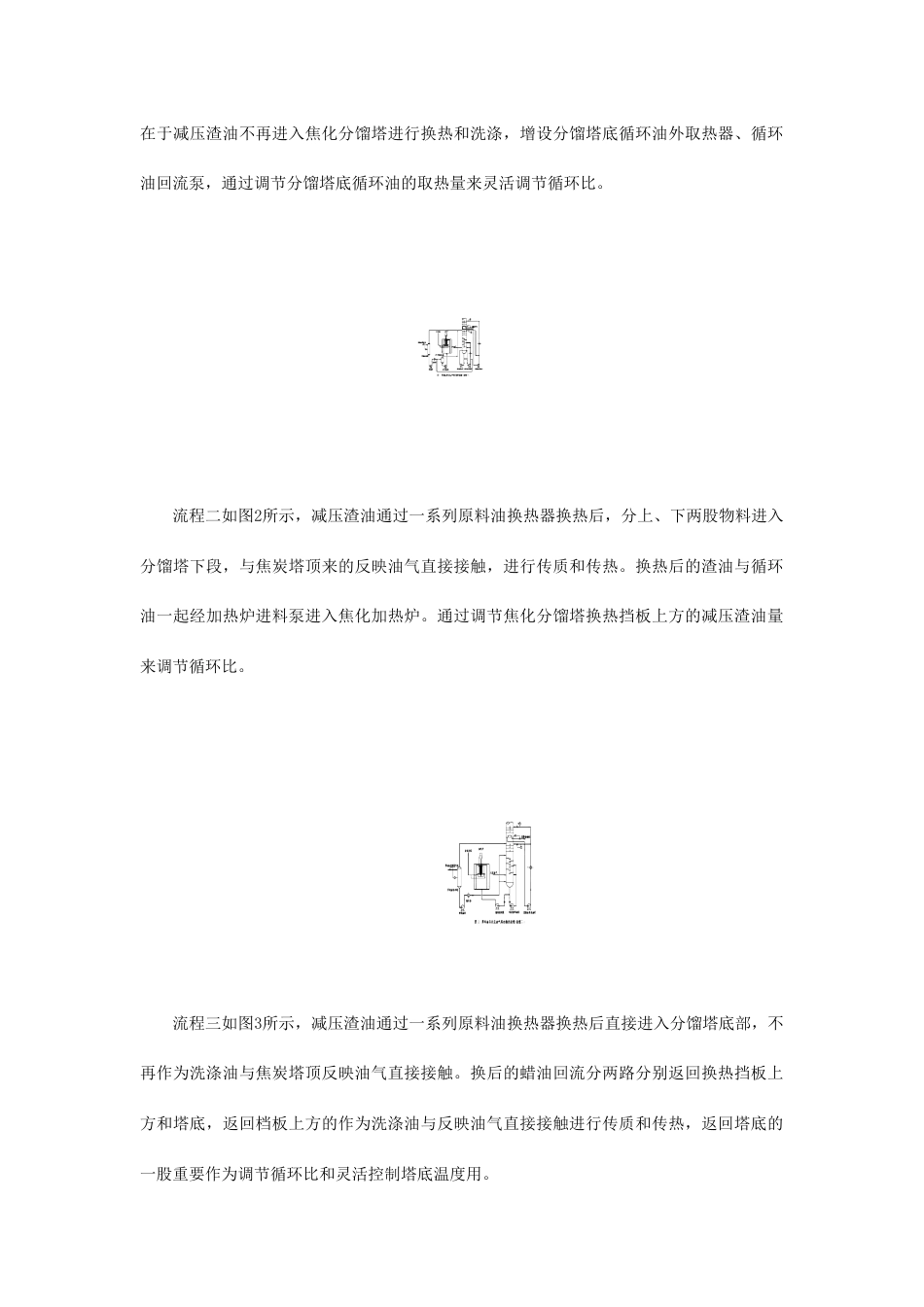 华东院延迟焦化装置三种换热分馏流程方案分析_第2页