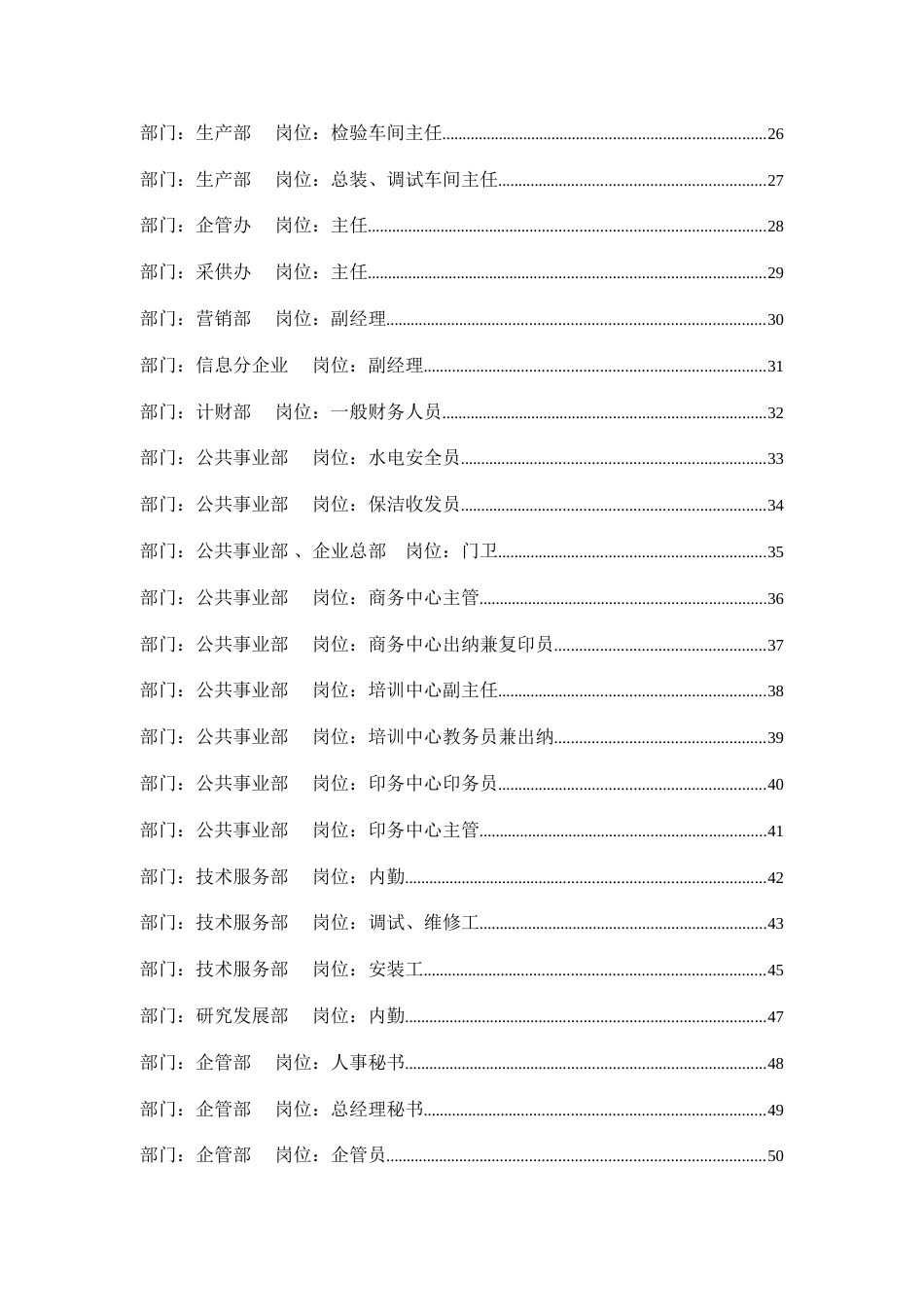 集团公司绩效考核量化表_第2页