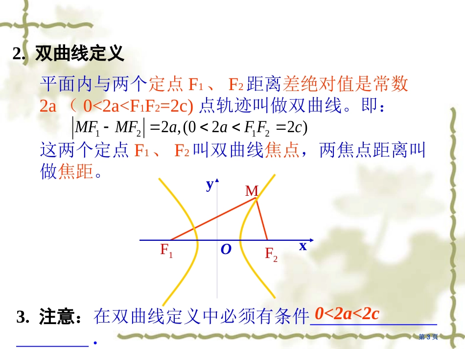 双曲线的标准方程市公开课金奖市赛课一等奖课件_第3页