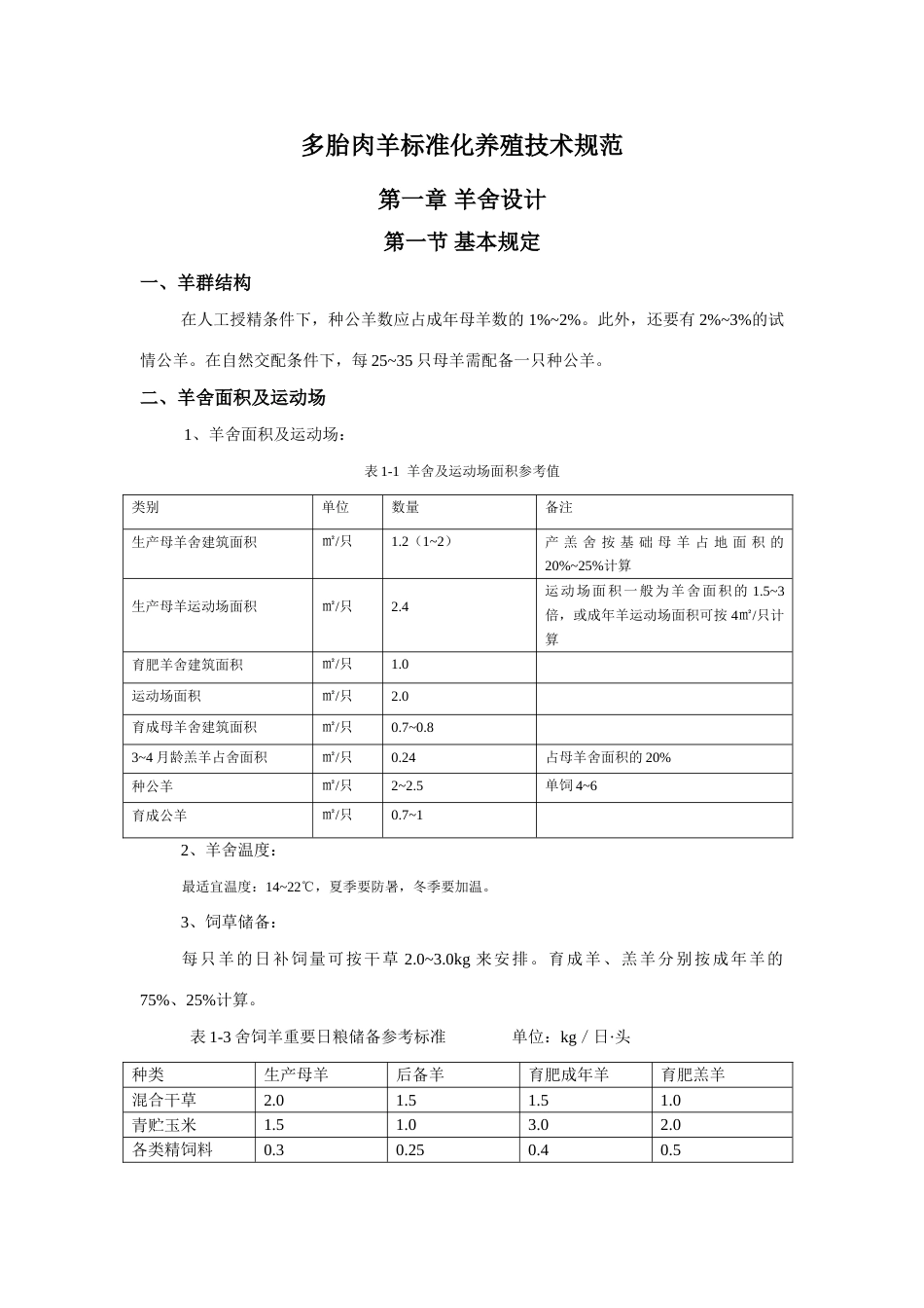 肉羊标准化养殖技术_第1页