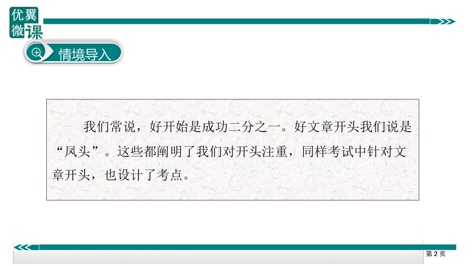 议论文开头的作用公开课一等奖优质课大赛微课获奖课件_第2页