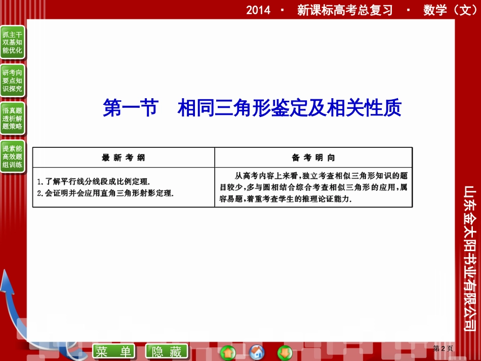 选修41几何证明选讲市公开课金奖市赛课一等奖课件_第2页