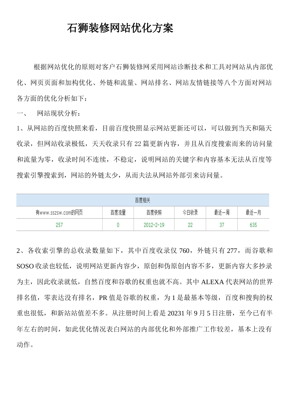 装饰网站优化方案_第1页