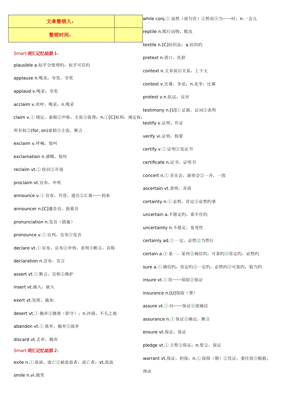 2023年专四必背单词_第1页