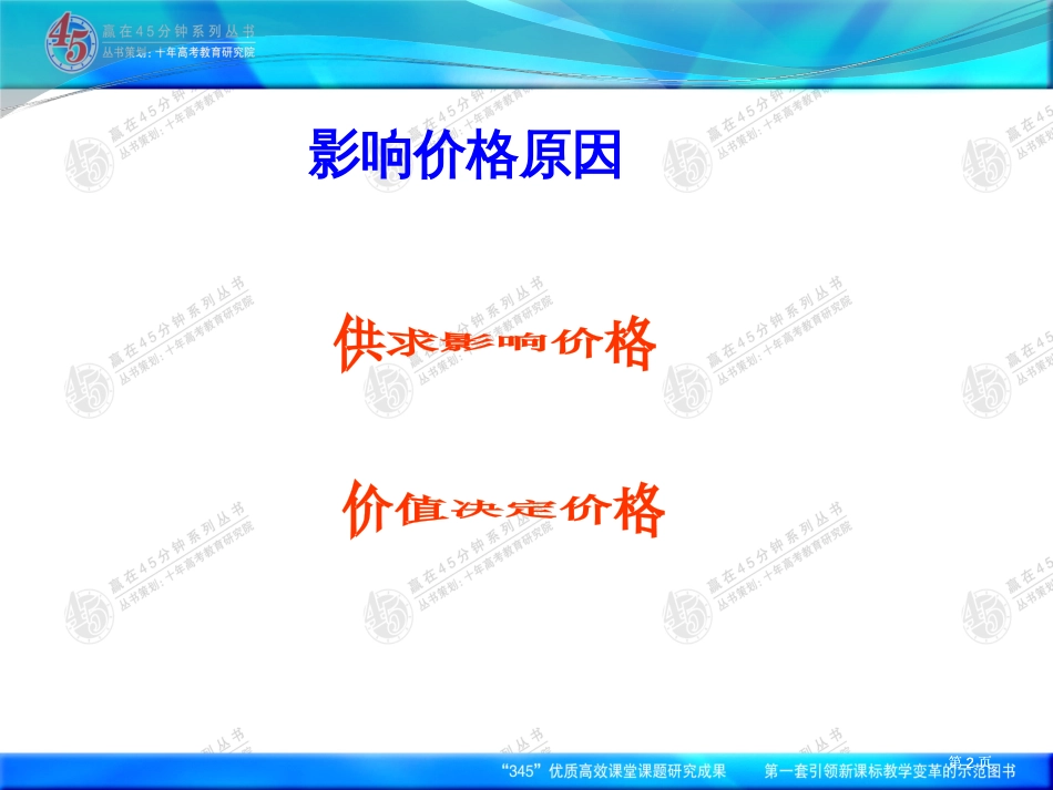 上课用影响价格的因素教学课件市公开课金奖市赛课一等奖课件_第2页