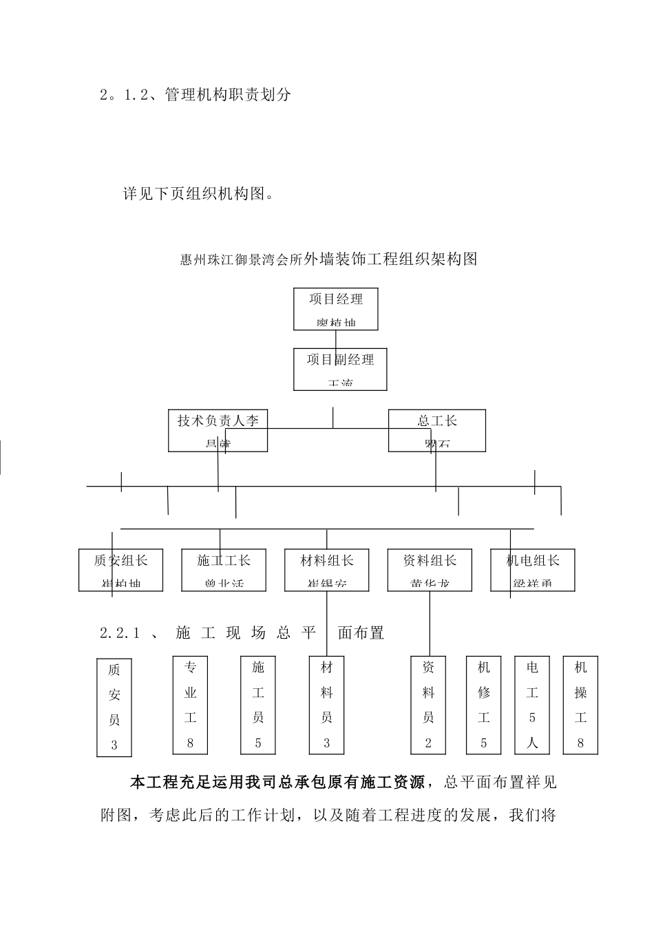 惠州珠光会所二三层装饰施工组织设计_第2页