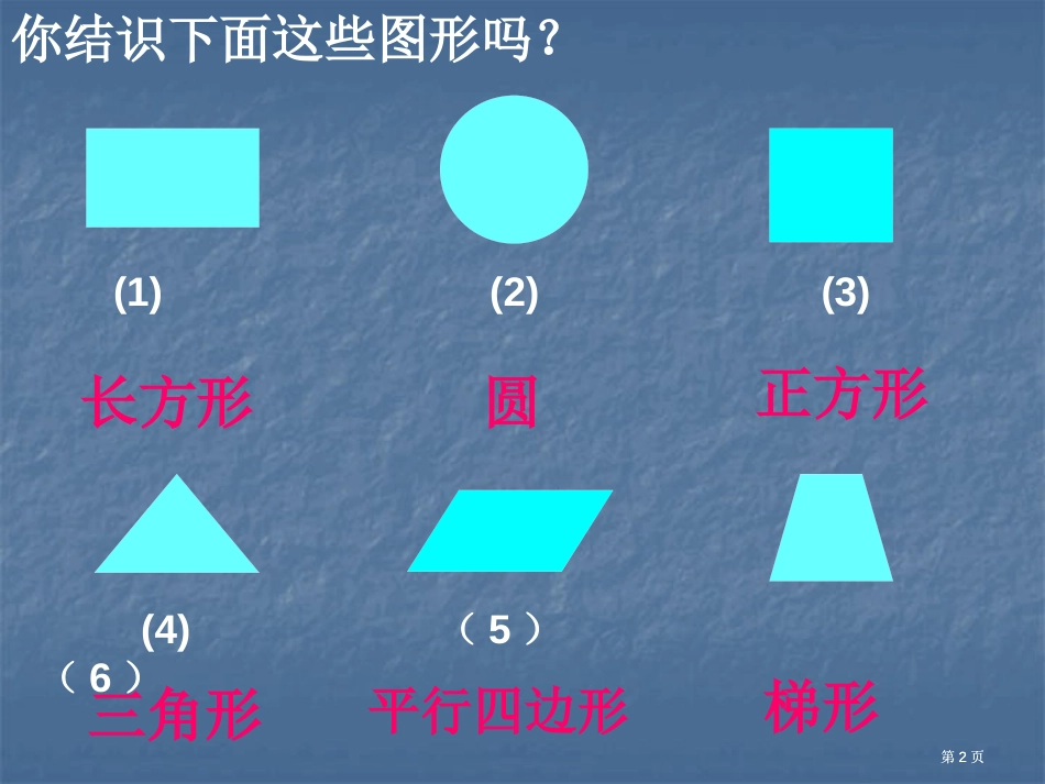 梯形和平行四边形的认识市公开课金奖市赛课一等奖课件_第2页