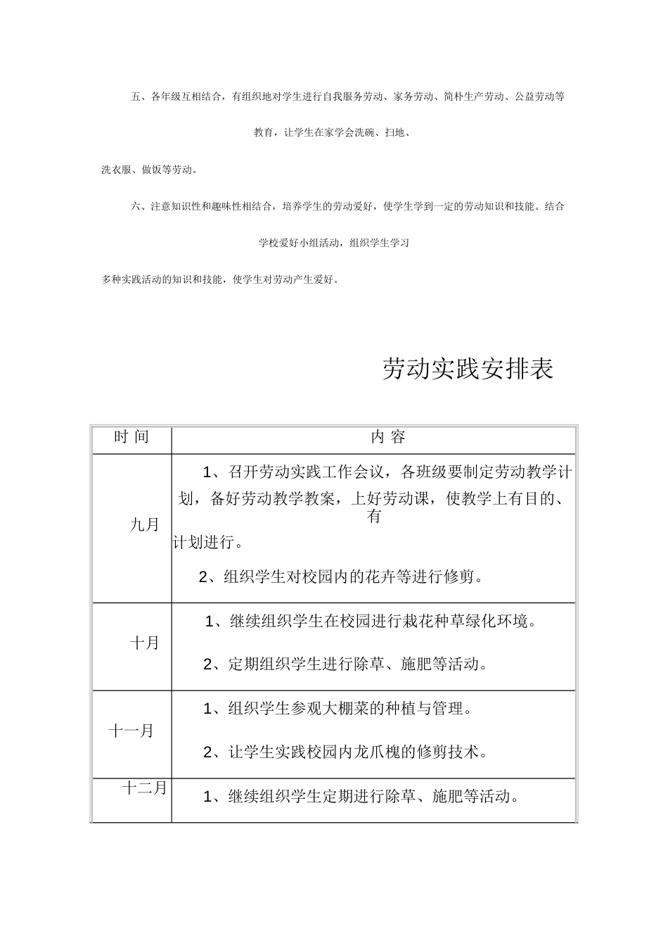劳动实践计划_第2页