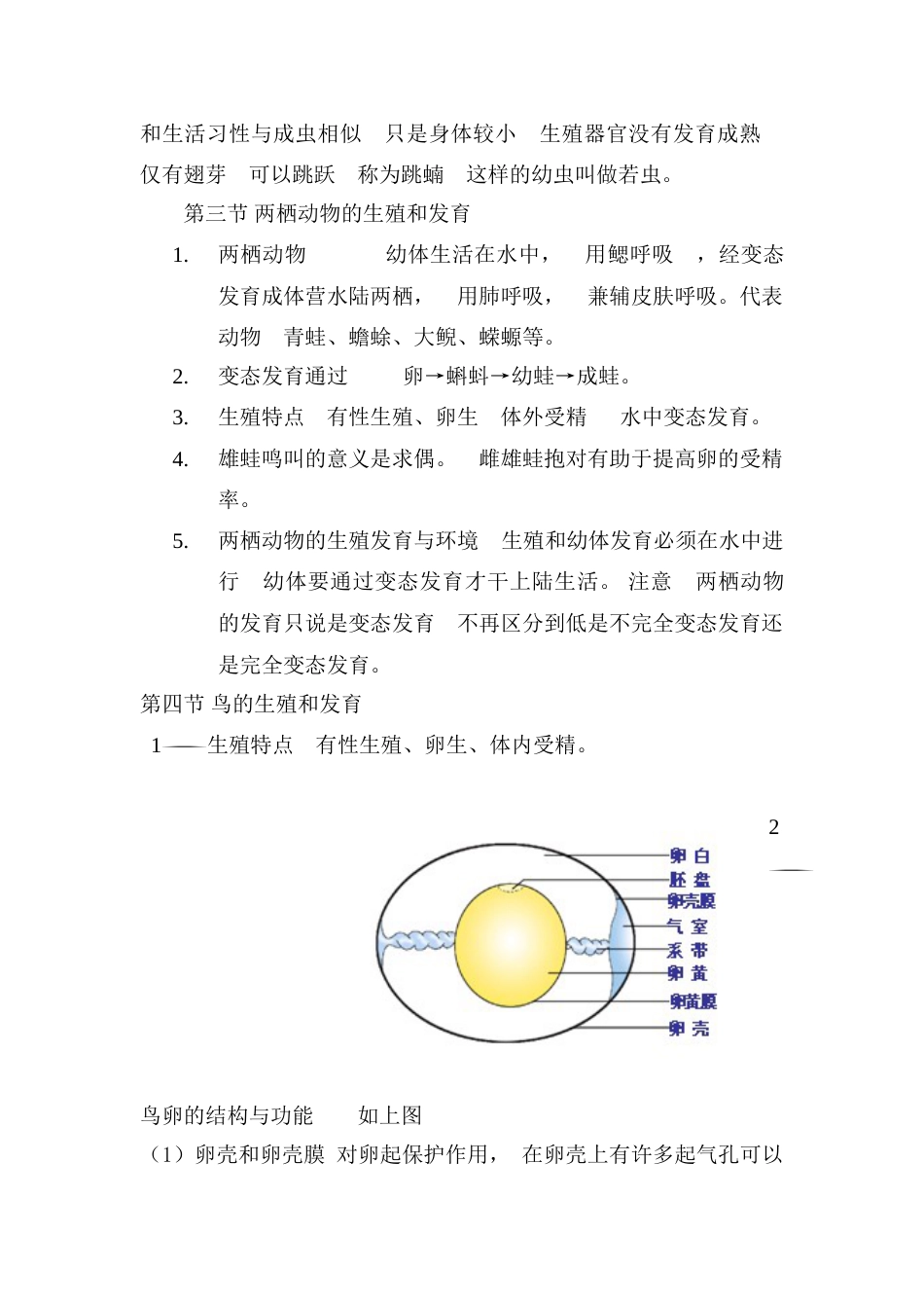 2023年人教版八年级生物下册知识点总结_第3页