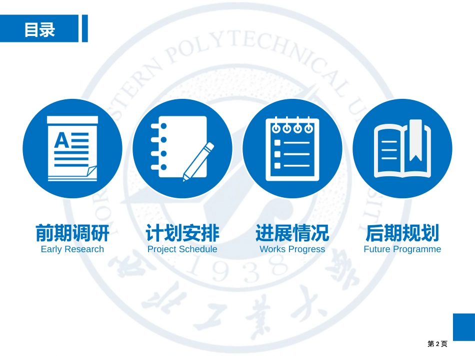 蓝色扁平化学术风汇报答辩模板市公开课金奖市赛课一等奖课件_第2页