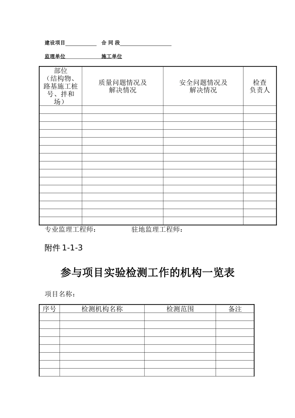 公路工程综合行政执法大检查用表_第2页