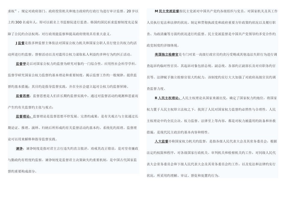 2023年监督学重点复习题考点版网络_第2页