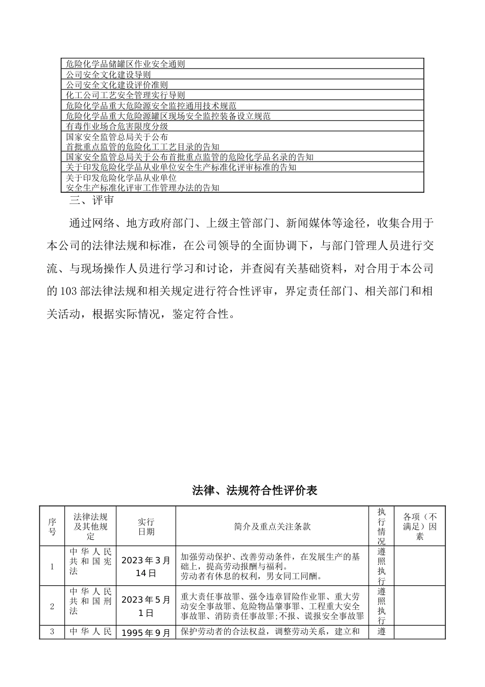 法律法规符合性评价报告_第3页