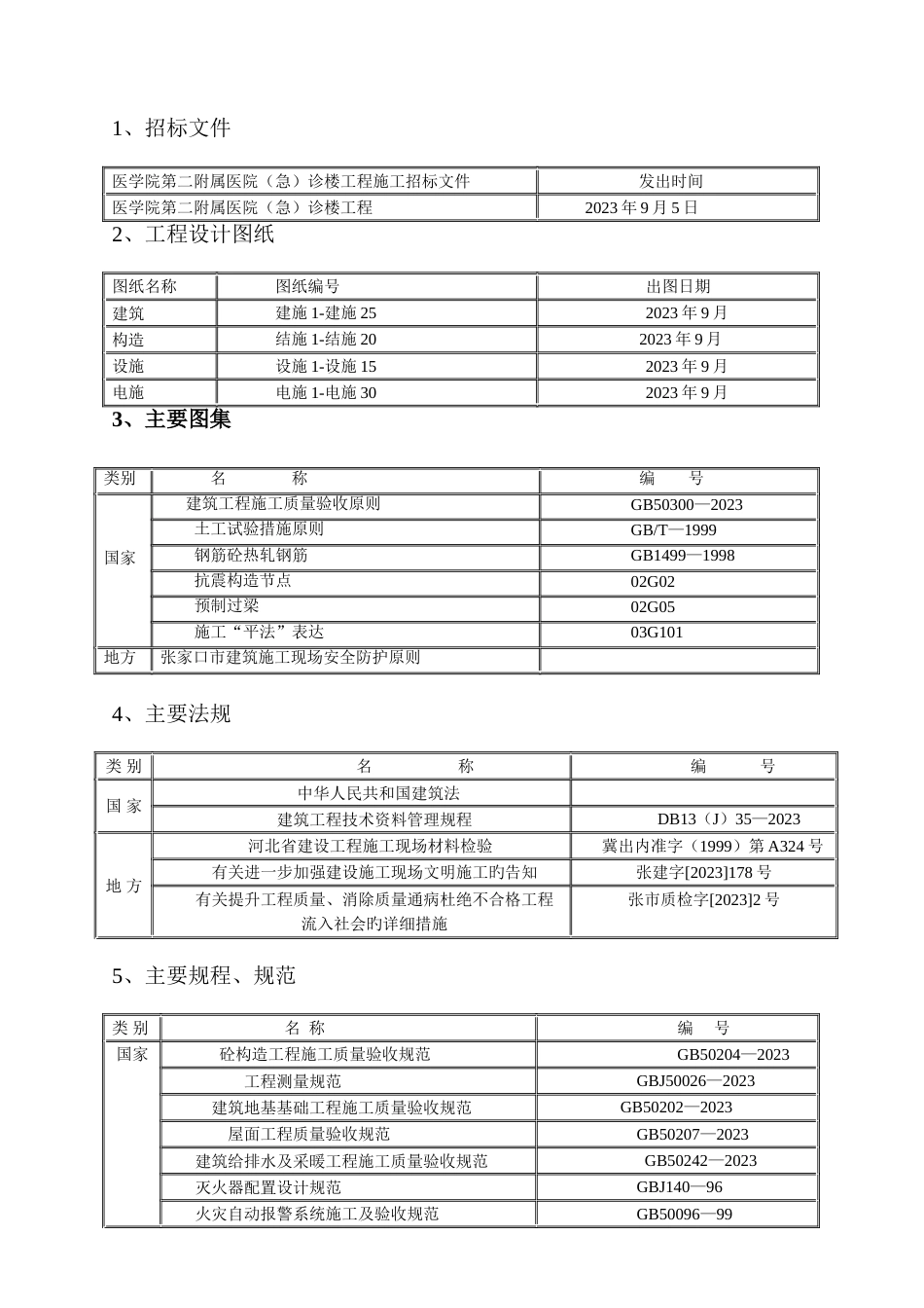 河北医院门诊楼工程施工组织设计_第2页