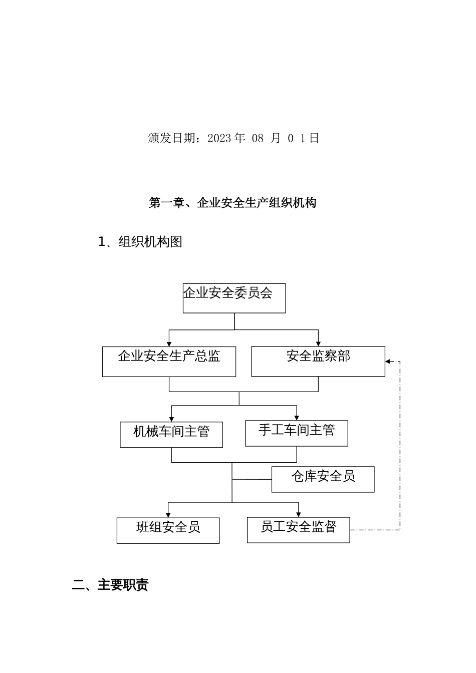 装制品有限公司安全生产管理体系_第2页