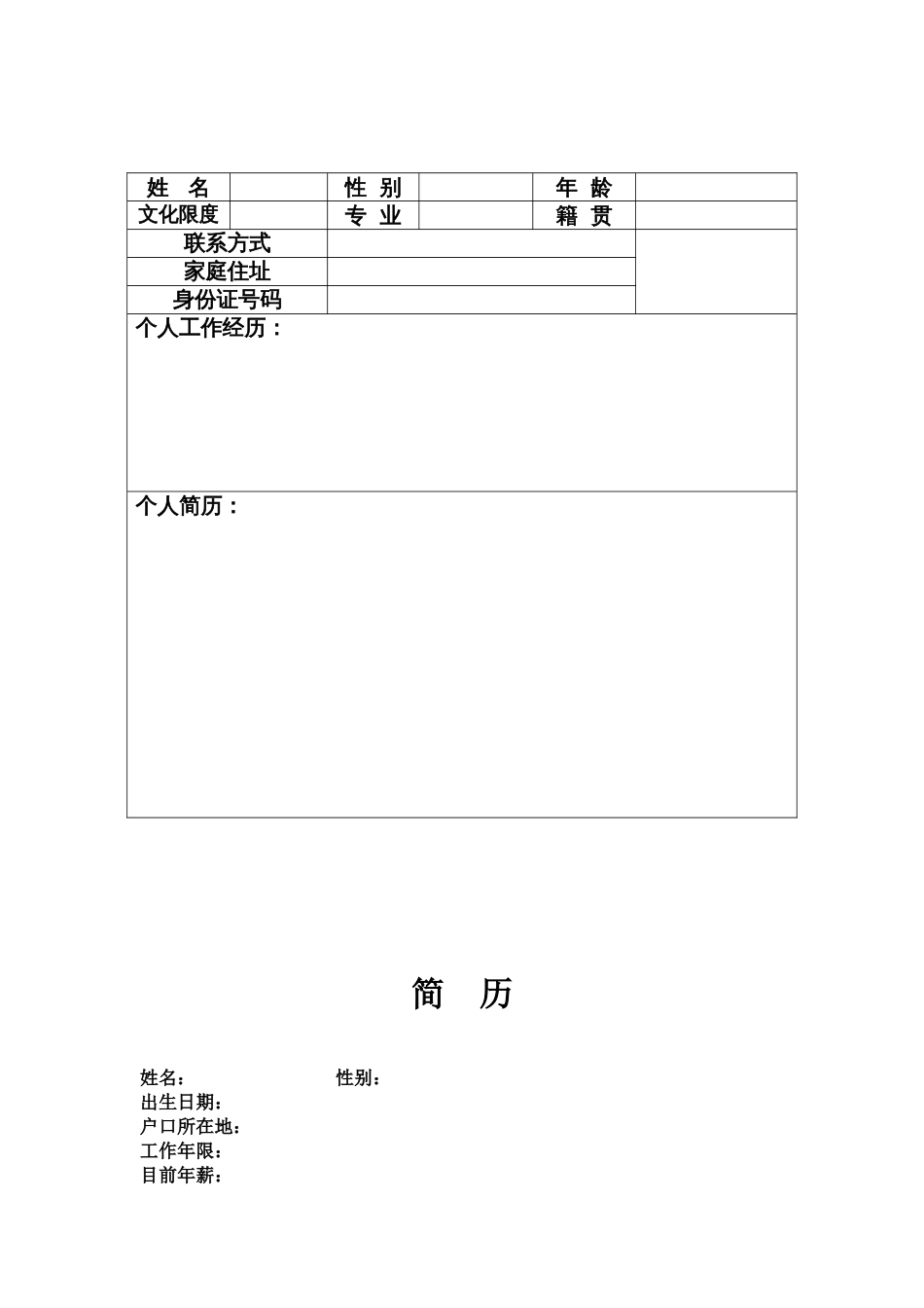 个人简历点评_第3页