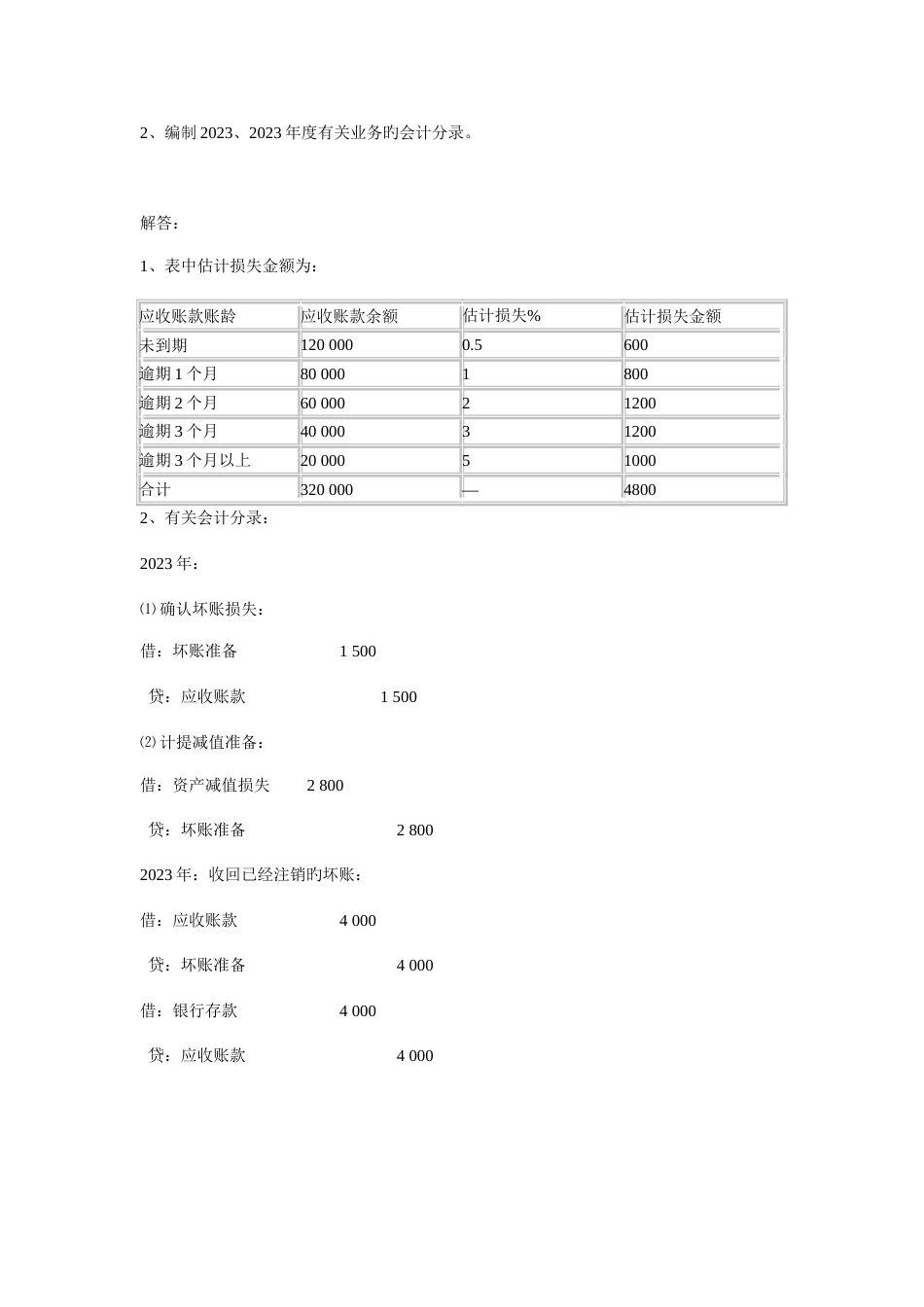 2023年中级财务会计一形成性考核册及参考答案材料_第2页