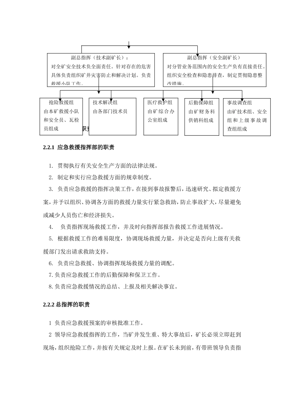 瓦斯一氧化碳窒息中毒应急预案应急方案_第2页