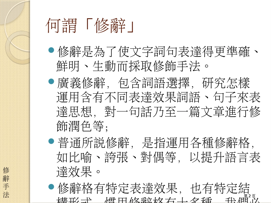 语文学习基础知识修辞手法市公开课金奖市赛课一等奖课件_第2页