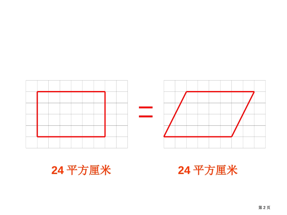 平行四边形面积精品PPT课件市公开课金奖市赛课一等奖课件_第2页