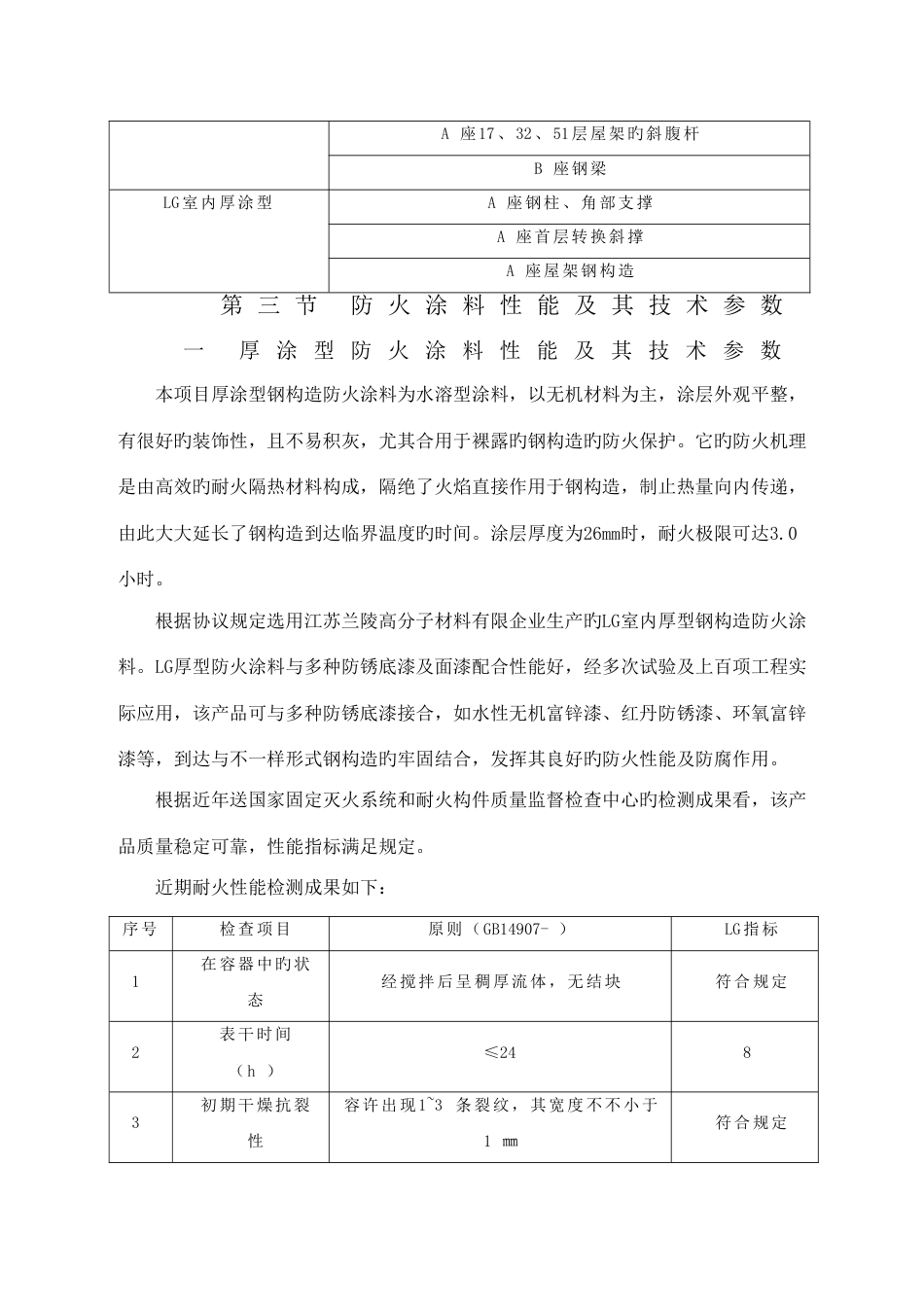 钢结构防火涂料施工方案汇总_第3页