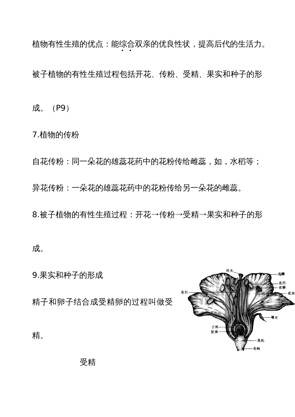 2022年苏教版初中生物毕业会考复习资料八年级全册知识点_第3页