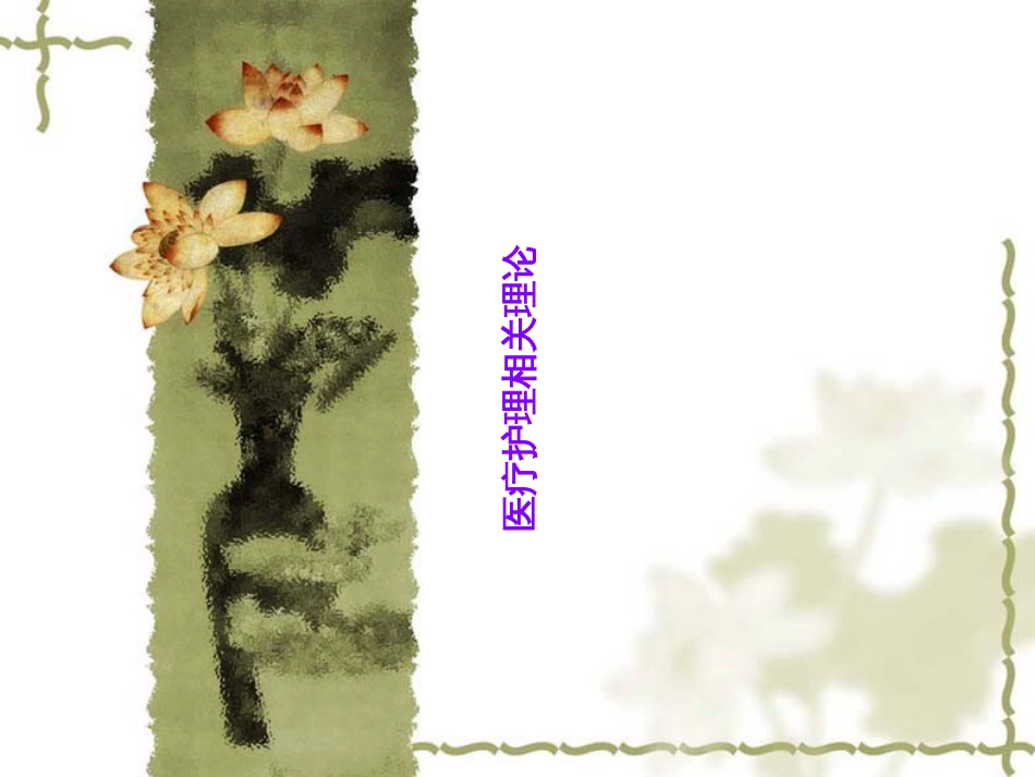 医疗护理相关理论_第1页