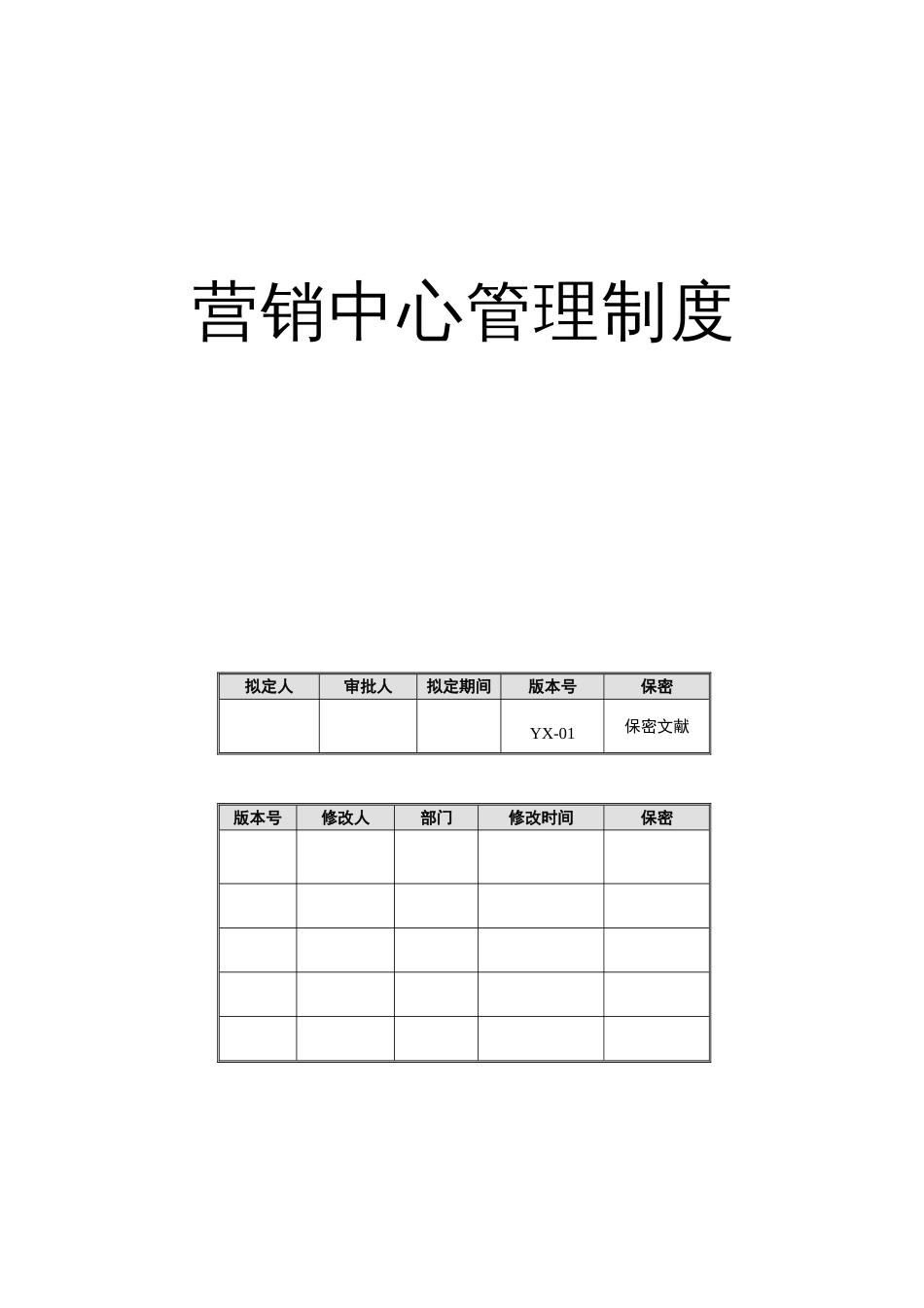 营销中心管理制度_第1页