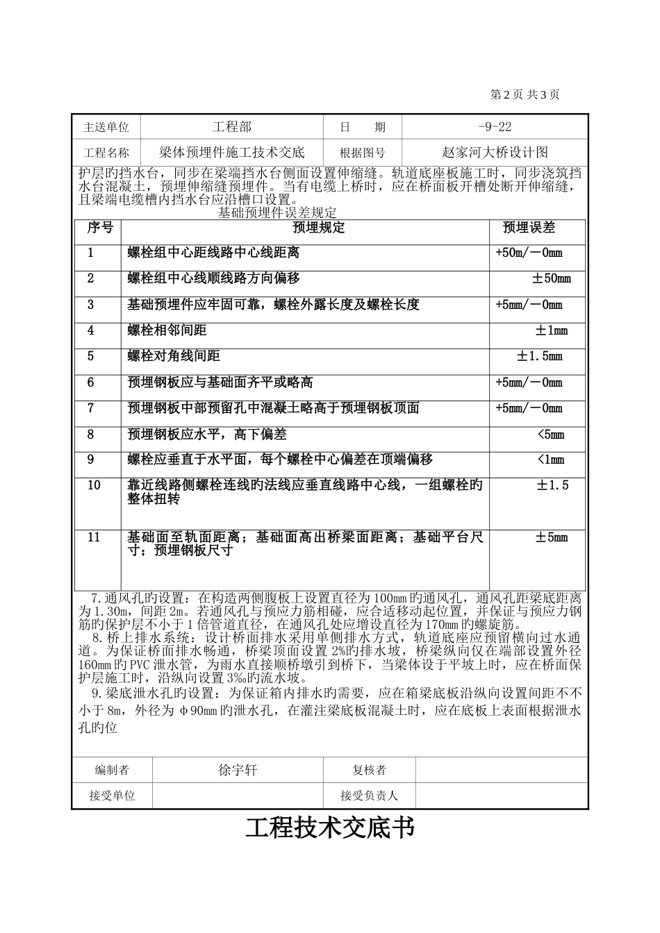 梁体预埋件施工技术交底_第3页