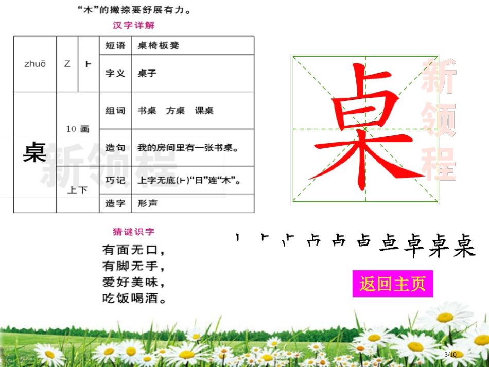 生字教学6-千人糕市名师优质课赛课一等奖市公开课获奖课件_第3页