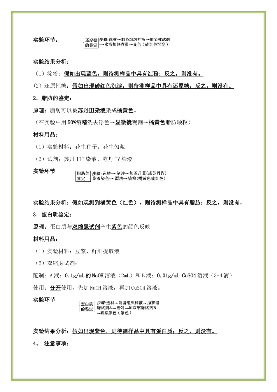 高中生物笔记_第3页