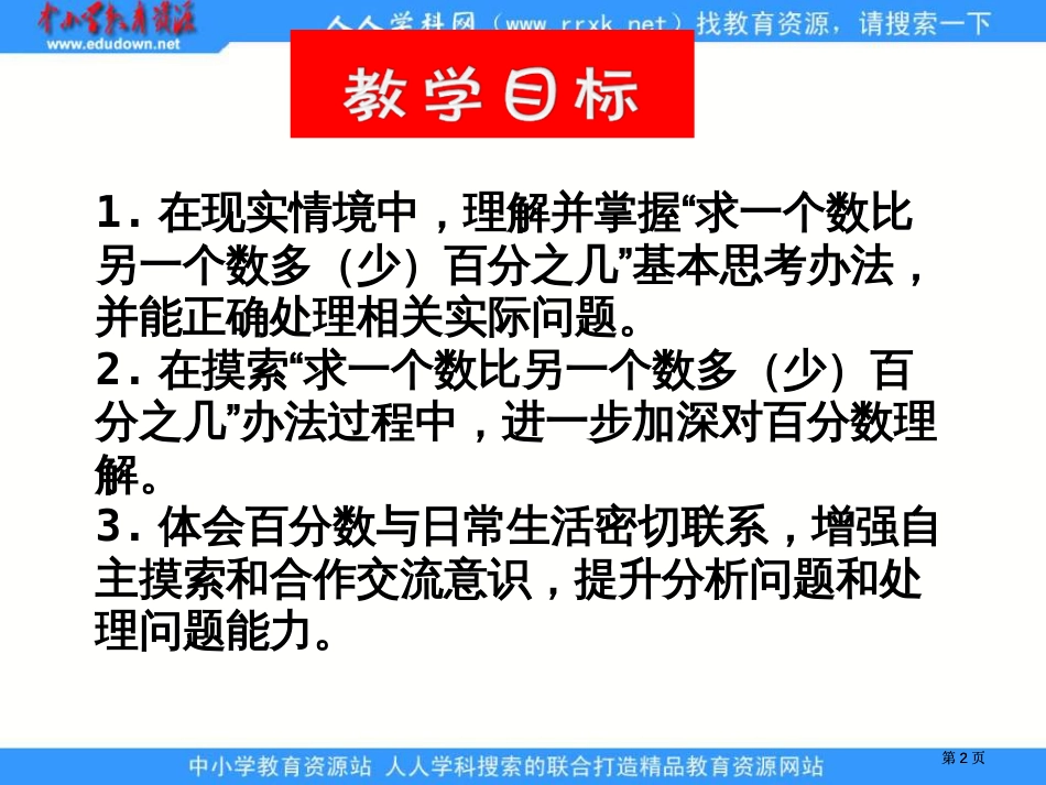 苏教版六年下求一个数比另一个数多少百分之几的实际问题课件之一市公开课金奖市赛课一等奖课件_第2页